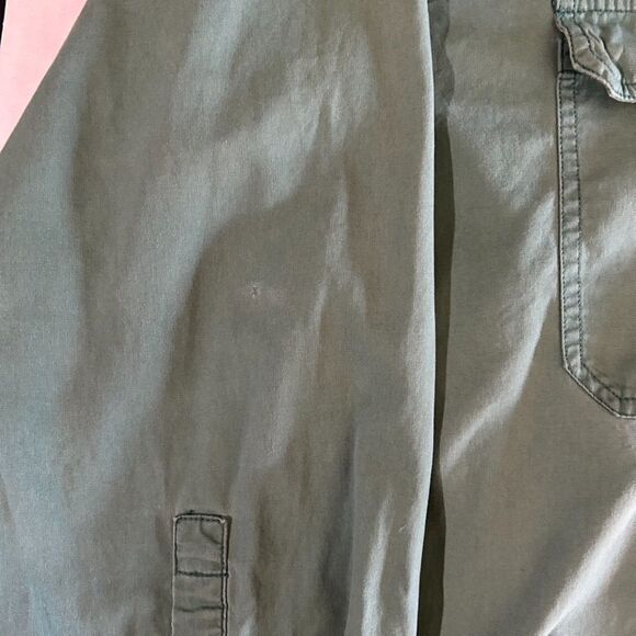 90s Green Chambray "Alaska" Button Up Long Sleeve Mend Shirt, sz XL, 90s Dad - Picture 6 of 7